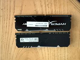 RAM-Sticks HyperX Fury DDR4 8GB x2 (XMP4)