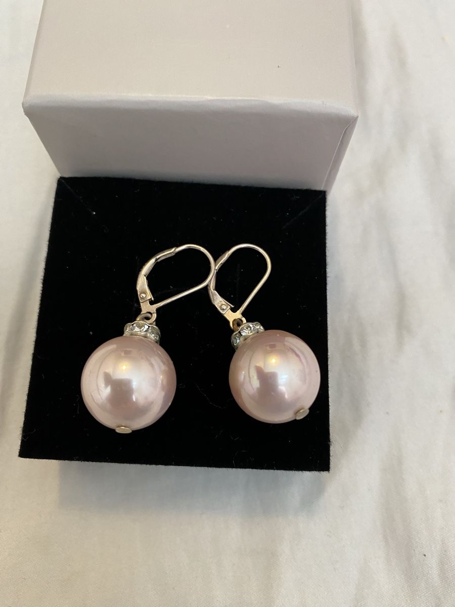 Orecchini pendenti & Orecchini a lobo: Silber Ohrringe 925 mit Perle – Usato da Pfungen venduto da Sheki56 1