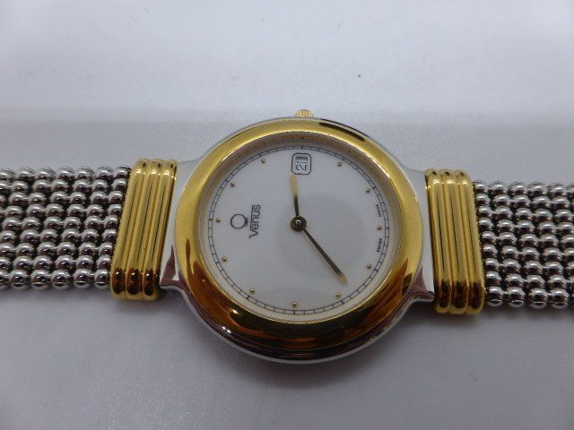 Venus Orologi: Montre VENUS à quartz modèle date réf. 64.50.01 – Usato da Porrentruy venduto da Tic-Time 1