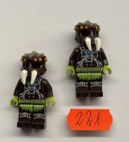 2 Stück LEGO Chima Wakz Minifigur.
