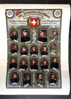Originale Schweizer Grafik, Grenzbesetzung 1914-1918 Aargau