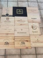 12 Weinkistendeckel im SET