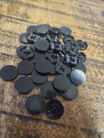 lego 4150 lot de 40 pièces Black Tile, Round 2 x 2