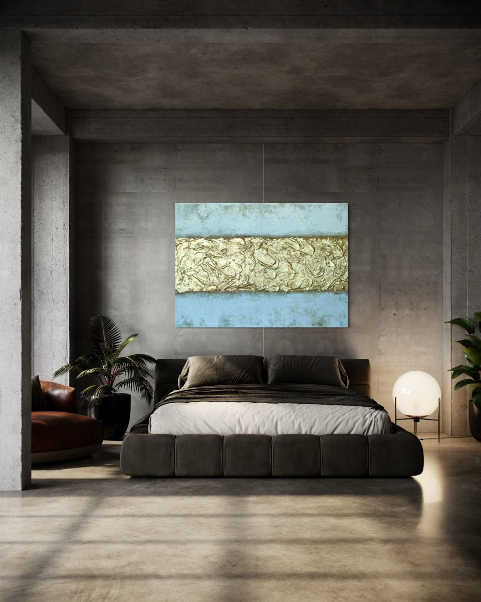 Dipinti: „Gold Reflection" #8 – Nuovo e nell'imballaggio originale da Uznach venduto da Spillmannkunst43 3