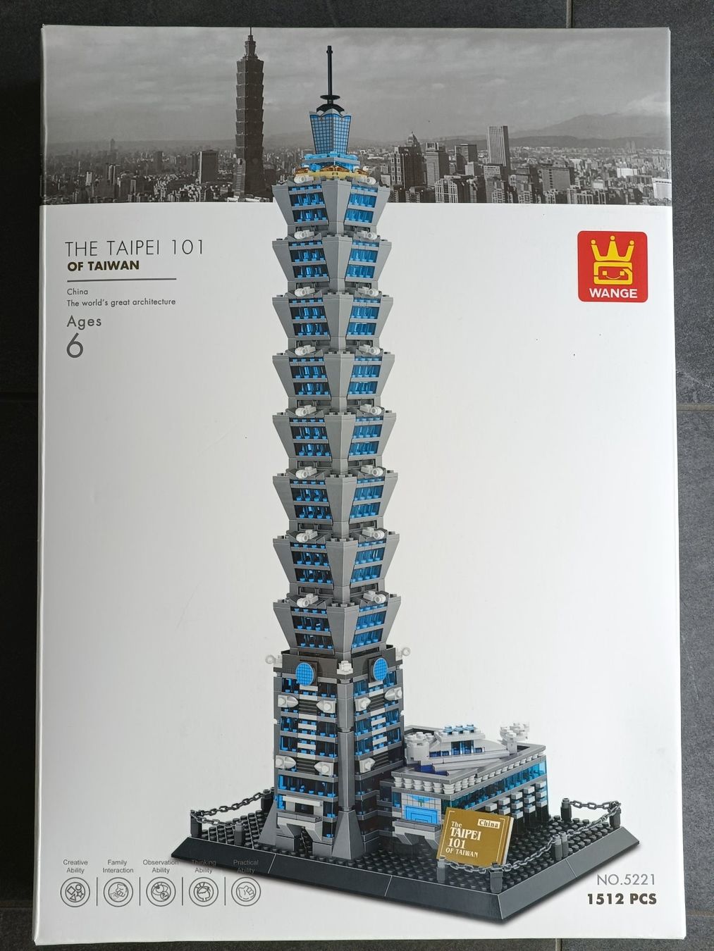 Giocattoli: Wange Klemmbausteine: Taipei 101 – Nuovo e nell'imballaggio originale da Tägerig venduto da Gaston_99 1