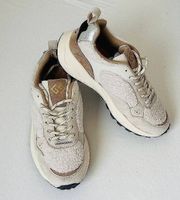 Sneaker gold & gold Gr. 38 Creme Beige Teddy Look