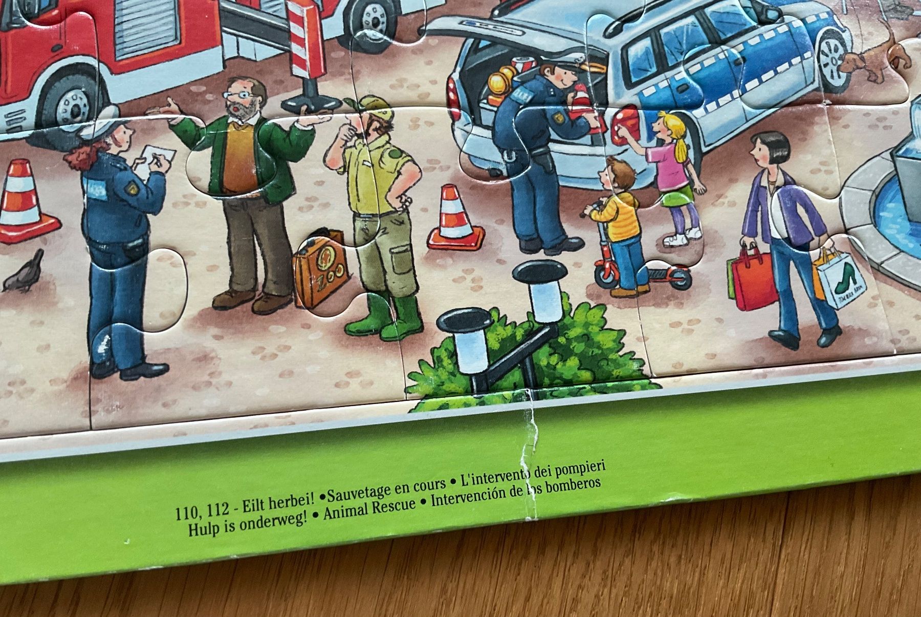 Ravensburger Puzzle: 2  Ravensburger Puzzle, 4+, Baustelle/Polizei – Usato da Niederteufen venduto da sicmu 6