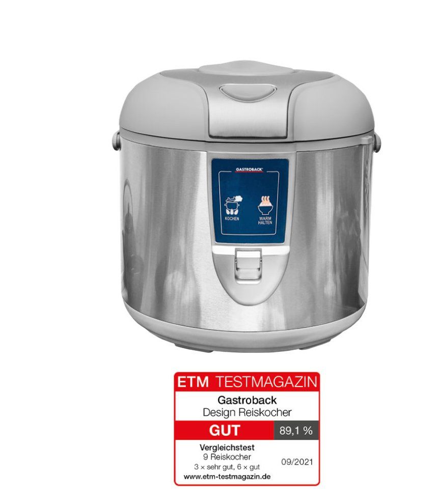 Gastroback Elettrodomestici da cucina: Design-Reiskocher - Gastroback - neuwertig – Nuovo (secondo la descrizione) da Dübendorf venduto da san_tt6m 4
