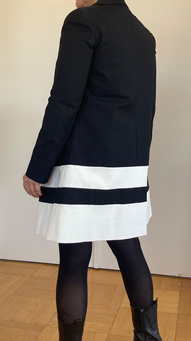 Cappotti: Trench black&white Intrend – Nuovo (secondo la descrizione) da Chêne-Bougeries venduto da GiovannaDiLoreto 8