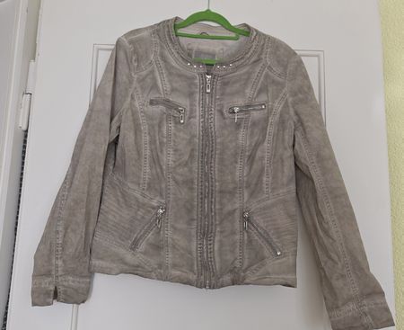 Damen Jacke Canda Premium beige Grösse 42 sehr guter Zustan