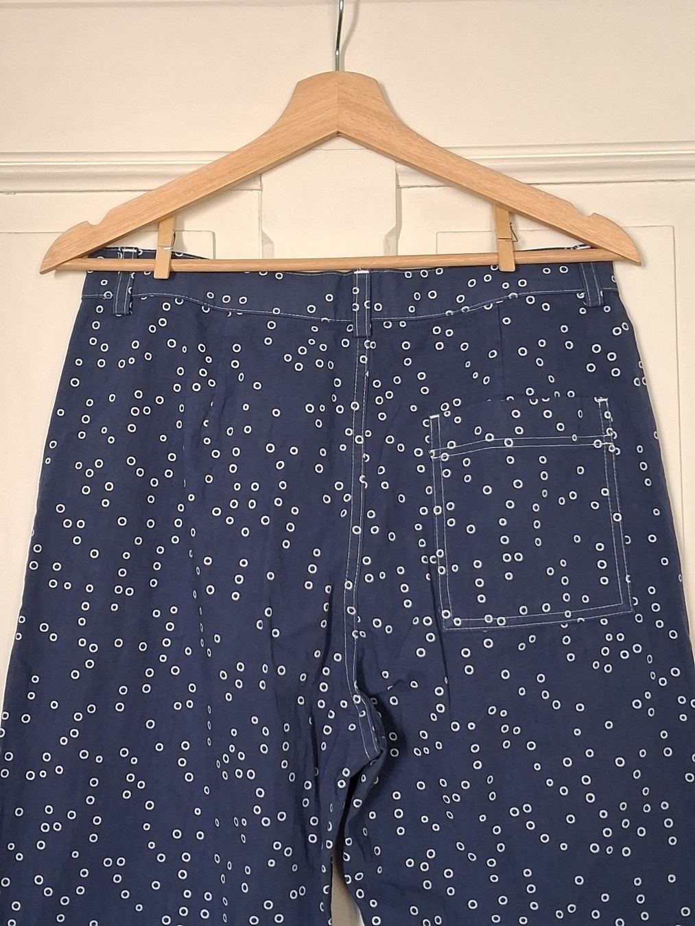 Cos Pantaloni: Blaue Sommer Hose, COS, Muster, Gr. 38 – Usato da Ried-Brig venduto da Zzyzx 4