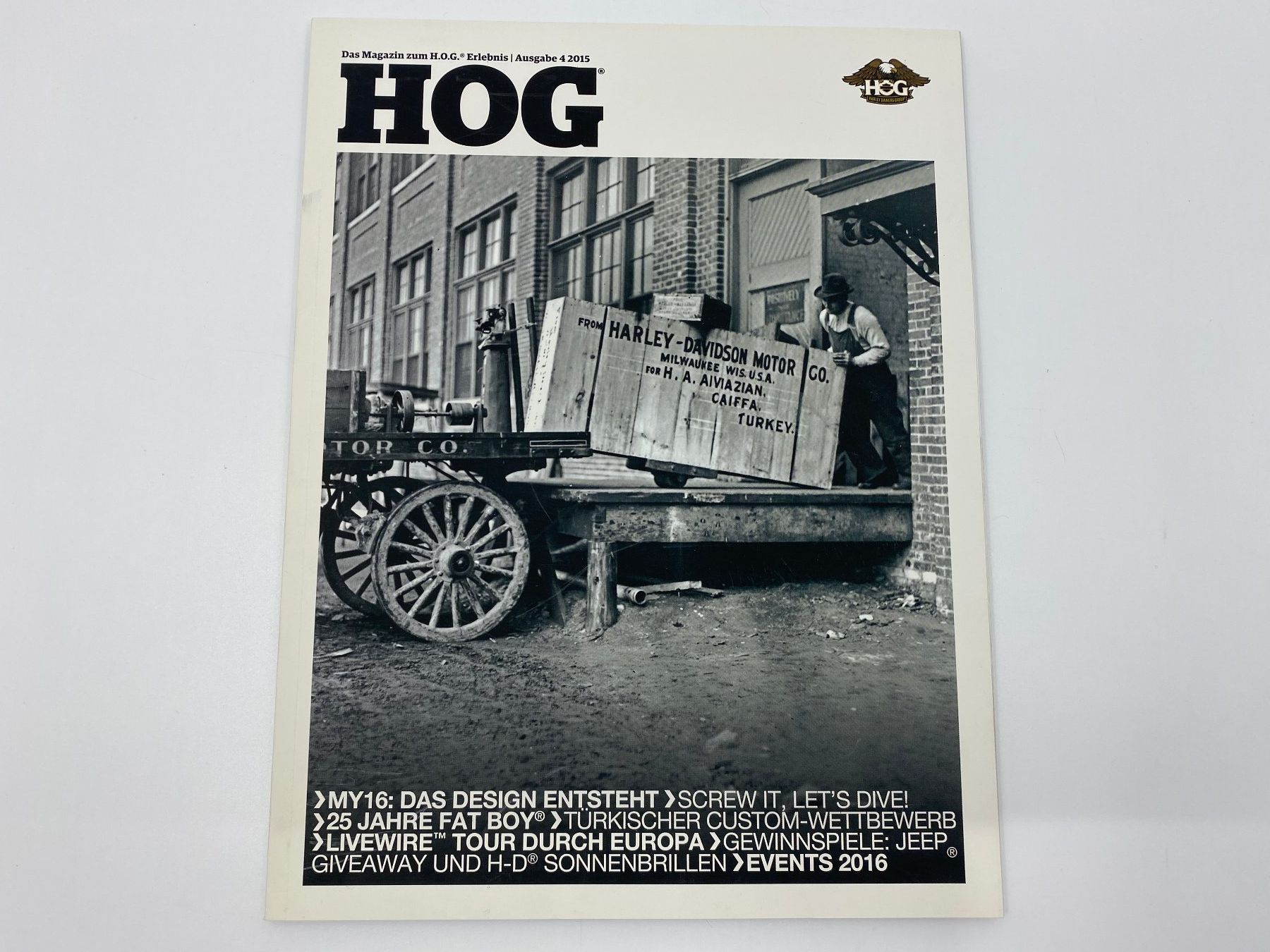 Riviste & Magazine: Harley Owners Group HOG Magazine 2015 – Usato da Langwiesen venduto da Restposten-24 7