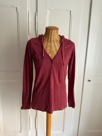 O'NEILL - Kapuzen Langarmshirt weinrot S