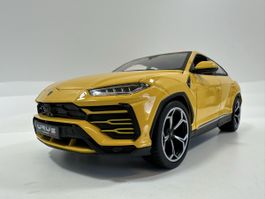 Lamborghini Urus 1:18, gelb, BBURAGO 