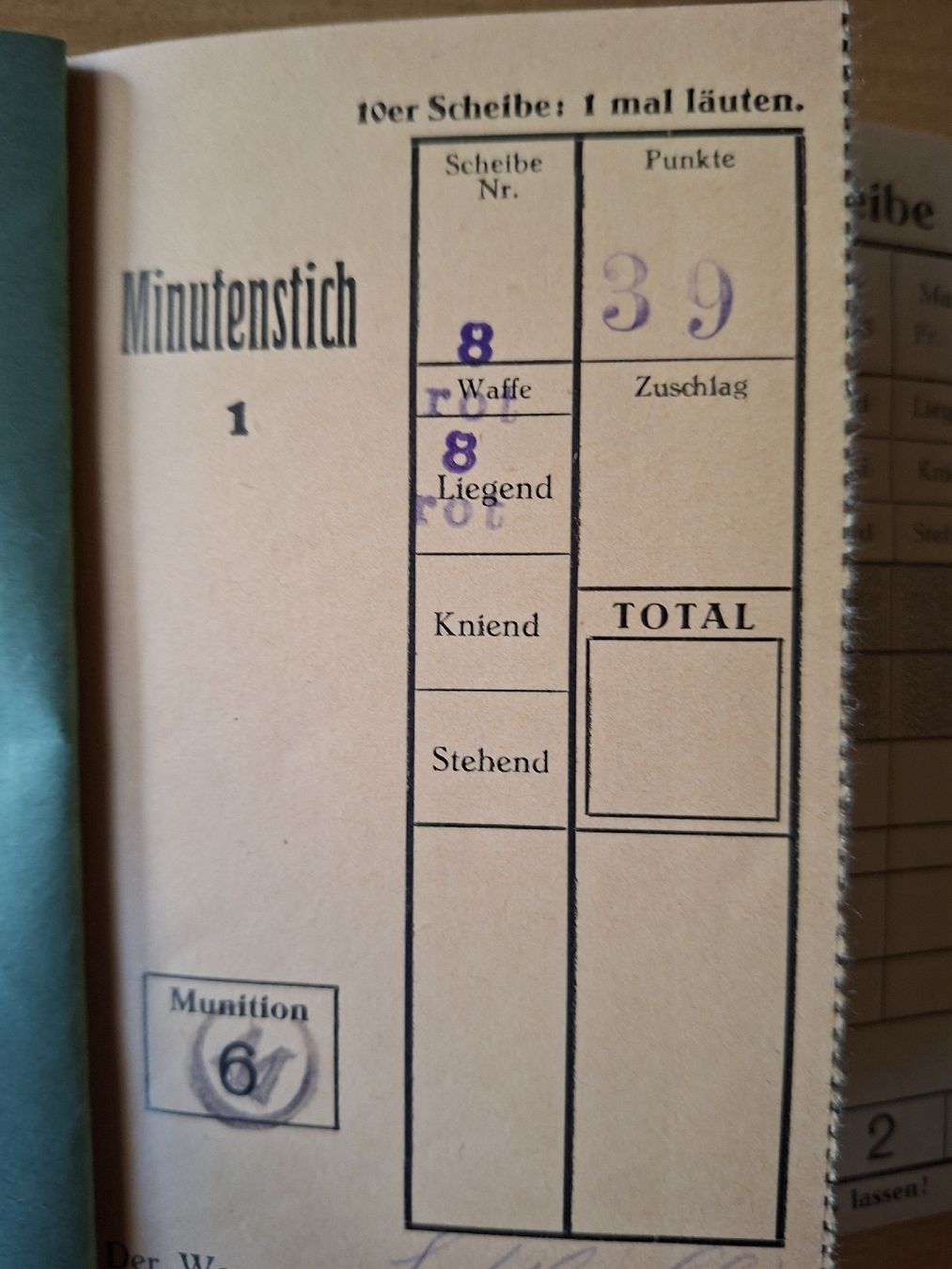 Documenti: Antikes Schiessbüchlein von 1929  – Usato da Schwanden Sigrisw venduto da len_9yqg 6