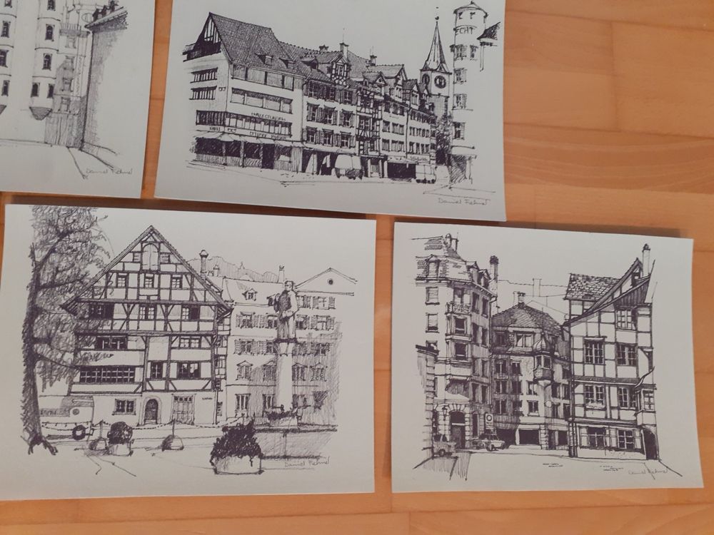 Arts picturaux & lithographies: St.Gallen Lithos Daniel Frehner – D'occasion à Zürich par Crocuda 3