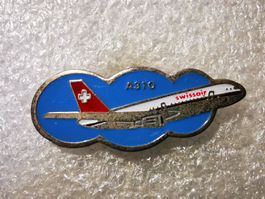 Ansteckpin 23: Flugzeug Swissair A310