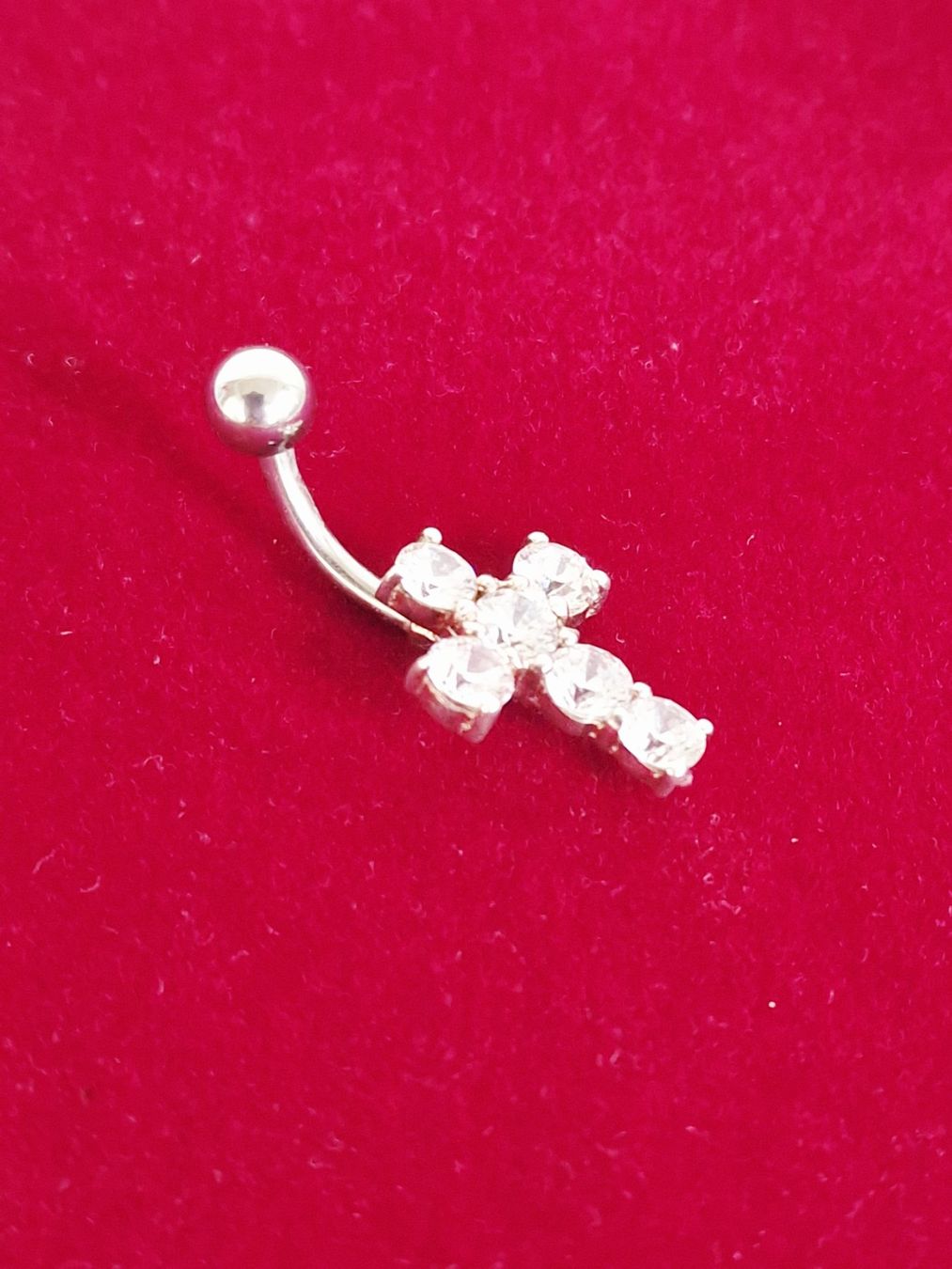 Gioielli per piercing: Bauchnabel Piercing mit Kreuz – Usato da Hallau venduto da CHACLA