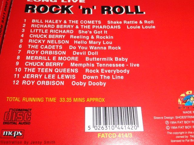 CD: 3CD's - Chuck Berry, Carl Perkins, Ricky Nelson, Roy Orbison – Usato da Unterbäch VS venduto da diquq 3