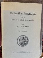 Die deutschen Sterbebüchlein 1890