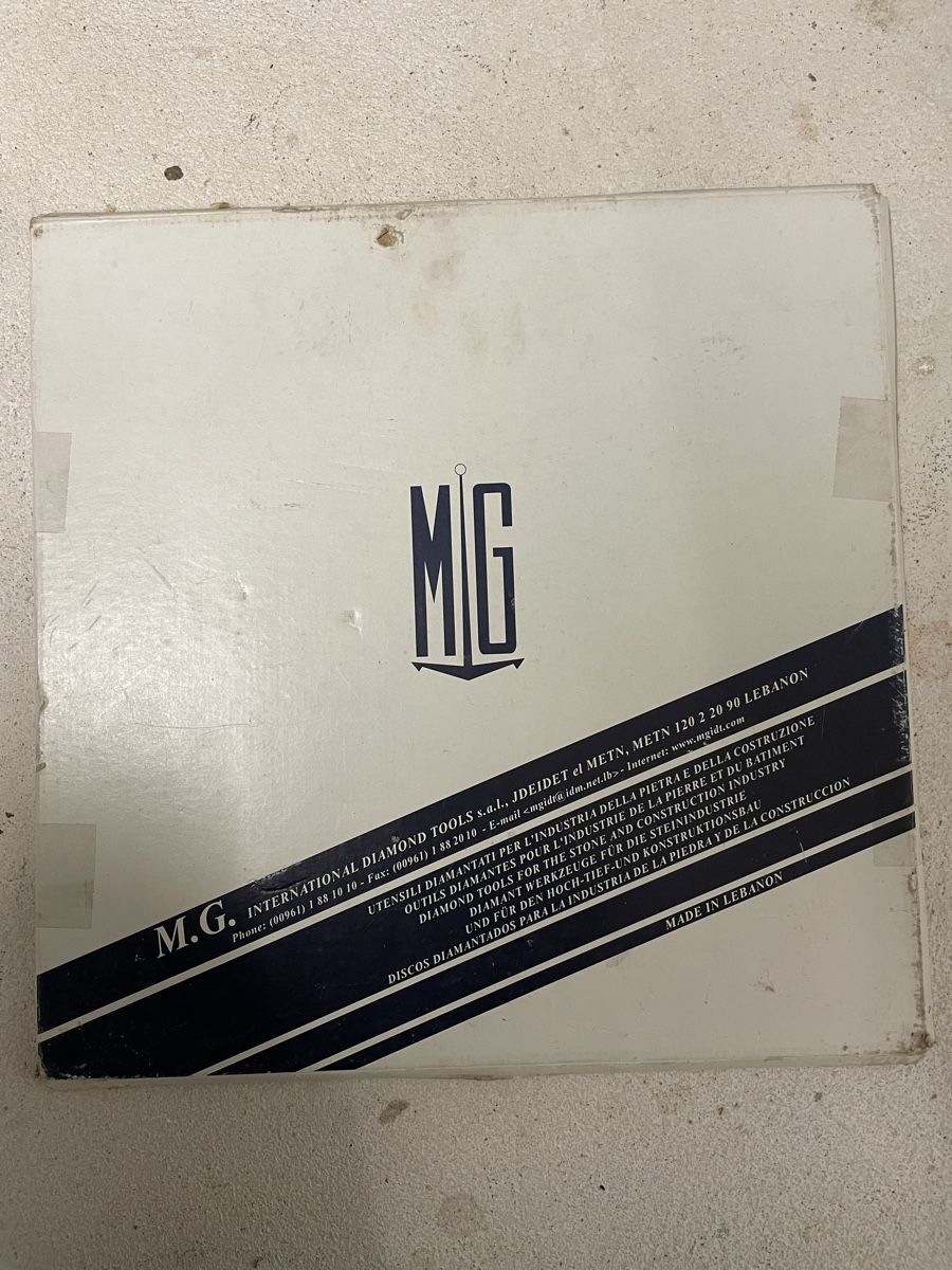 MG Alle Werkzeuge: Disco diamantato MG "HIGH-TECH", nuovo! – Neu und originalverpackt aus Rikon im Tösstal von yosef2 3
