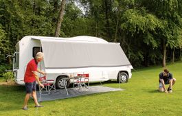 Regenblocker für Wohnmobil-Markisen