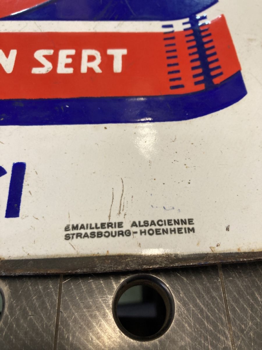 Schilder: Emaille Schild "Pile Wonder" Doppelseitg  Emailschild – Gebraucht aus Bösingen von tczb 2