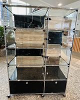 USM Haller Glas Vitrine Top Zustand 2 Stück