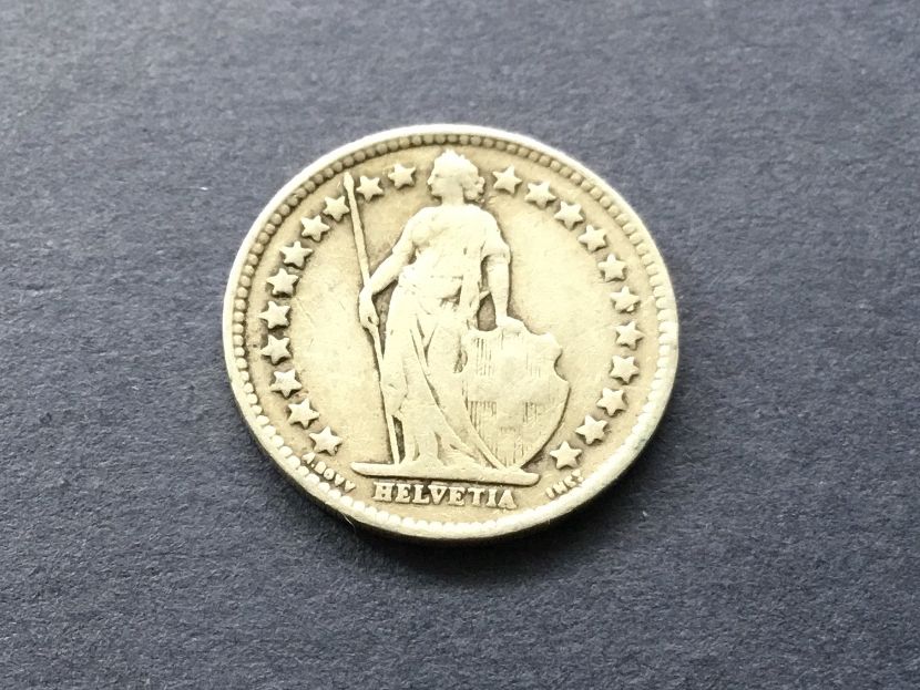 Tutti le monete: 50 Rappen 1909 – Usato da St. Margrethen SG venduto da alfapeugeot10 1