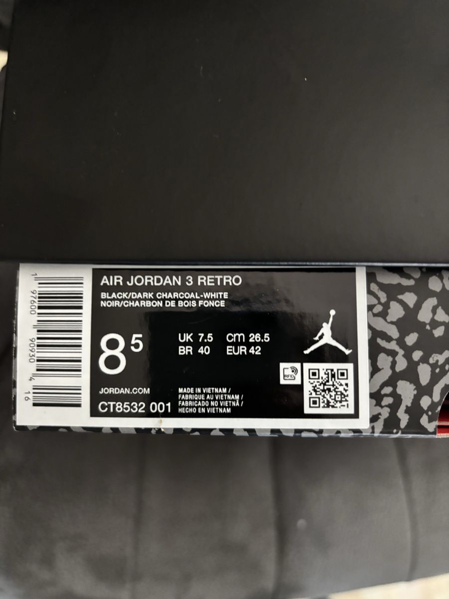Jordan Chaussures hommes: Jordan 3 Black Cats – Neuf (Voir description) à Brittnau par nay_pf6r 3
