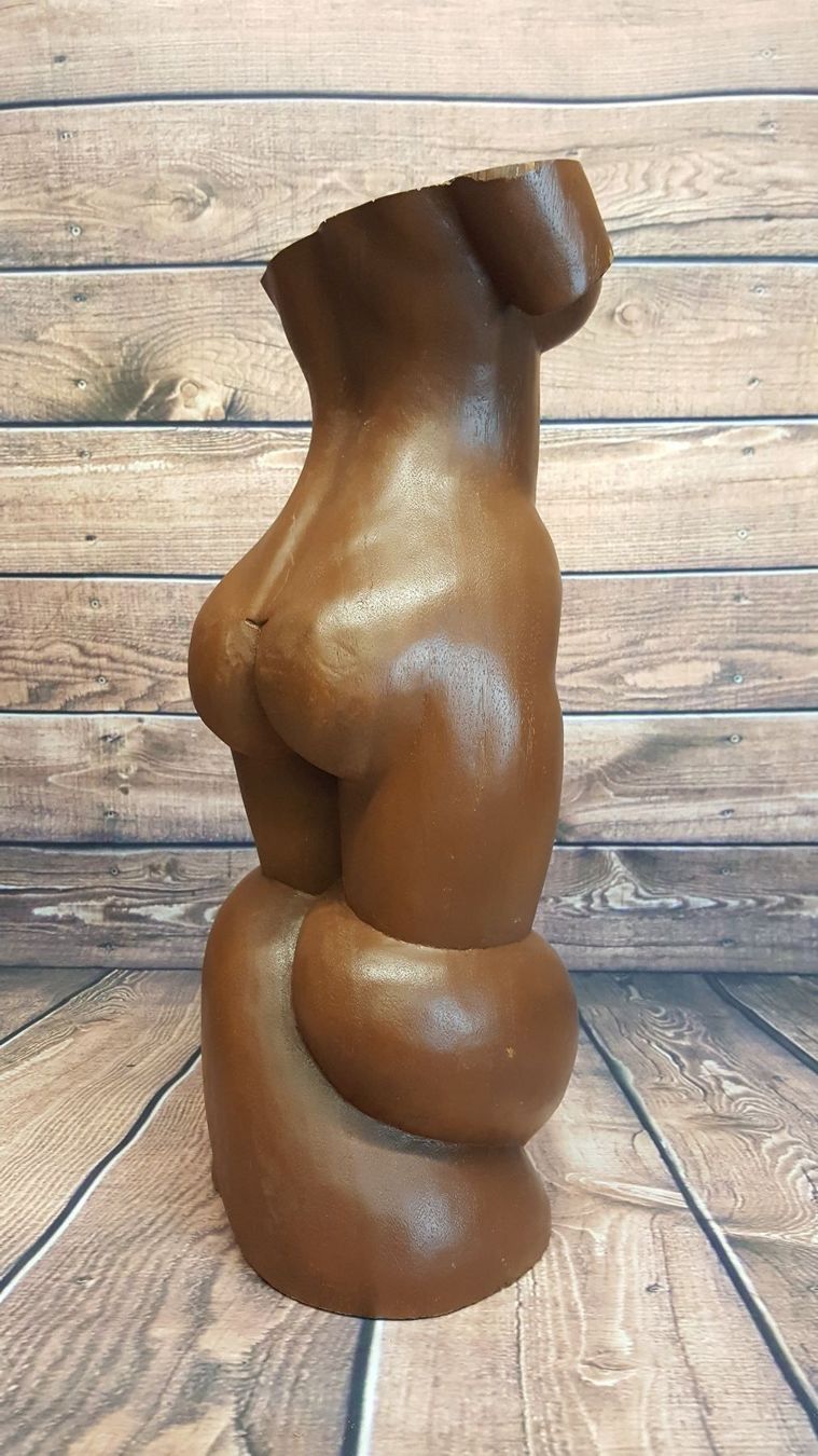 Skulpturen & Statuen: Skulptur Holzskulptur Figur Torso – Neu und originalverpackt aus Domat-ems von Gr8wood 4
