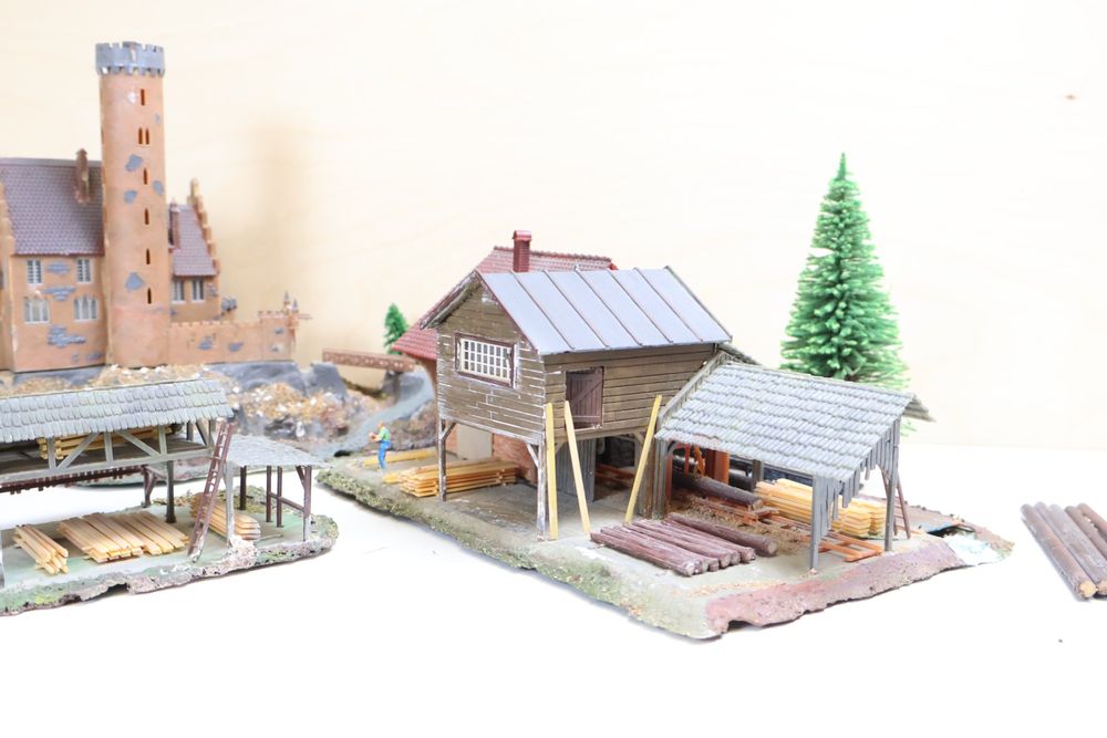 Faller Sägewerk Nr. 230 mit Motor + Gebäude Set H0 | Kaufen auf Ricardo
