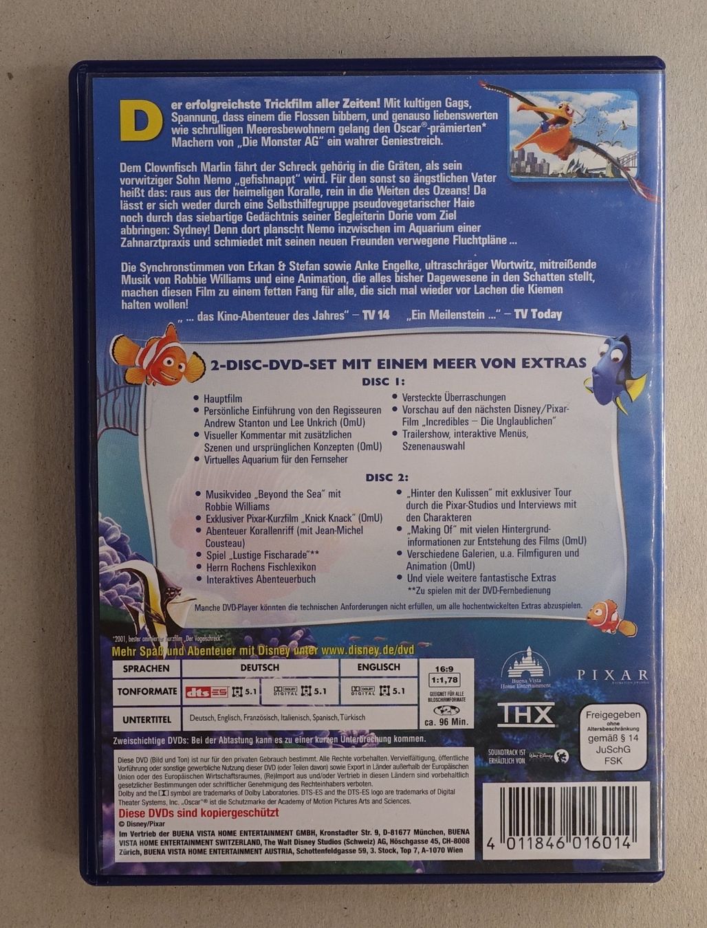 Alle DVDs: Findet Nemo (2-Disc-DVD-Set) – Gebraucht aus Sessa von fraenklishop 1