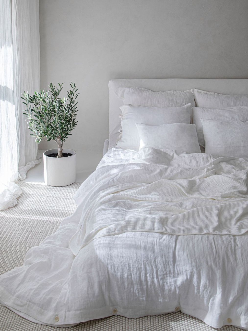 Biancheria da letto: Weissjasmin Leinenbettwäsche-Set – Nuovo e nell'imballaggio originale da Affoltern am Albis venduto da EdelLinn 2
