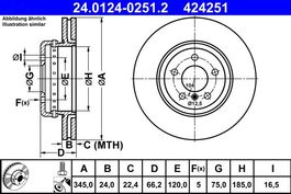 Bremsscheiben BMW 24.0124-0251.2