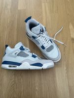 Nike Air Jordan 4 Retro Sneaker weiss blau neuwertig