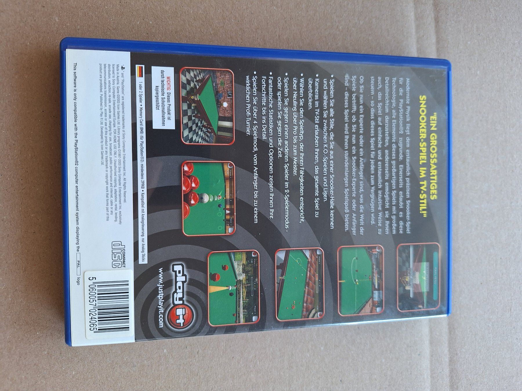 Spiele: International Snooker Championship - PS2 – Gebraucht aus Altstätten SG von GGsGameshop 1
