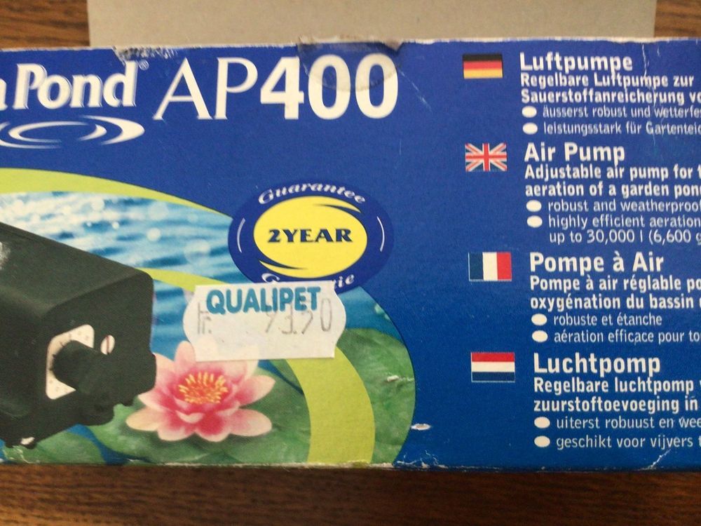 Tetra Pont GartenteichLuftpumpe Kaufen auf Ricardo