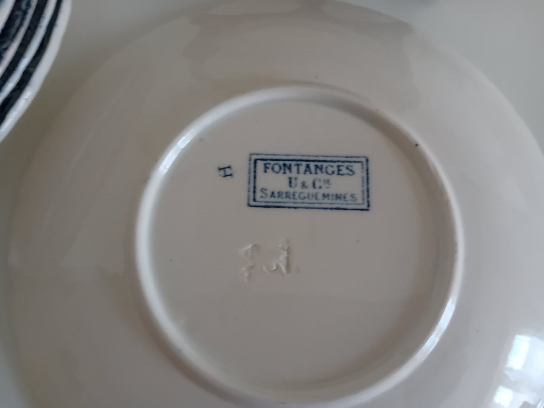 Assiettes: Sarreguemines "Fontanges" Dessertteller – D'occasion à Arbon par kor_w5lq 2
