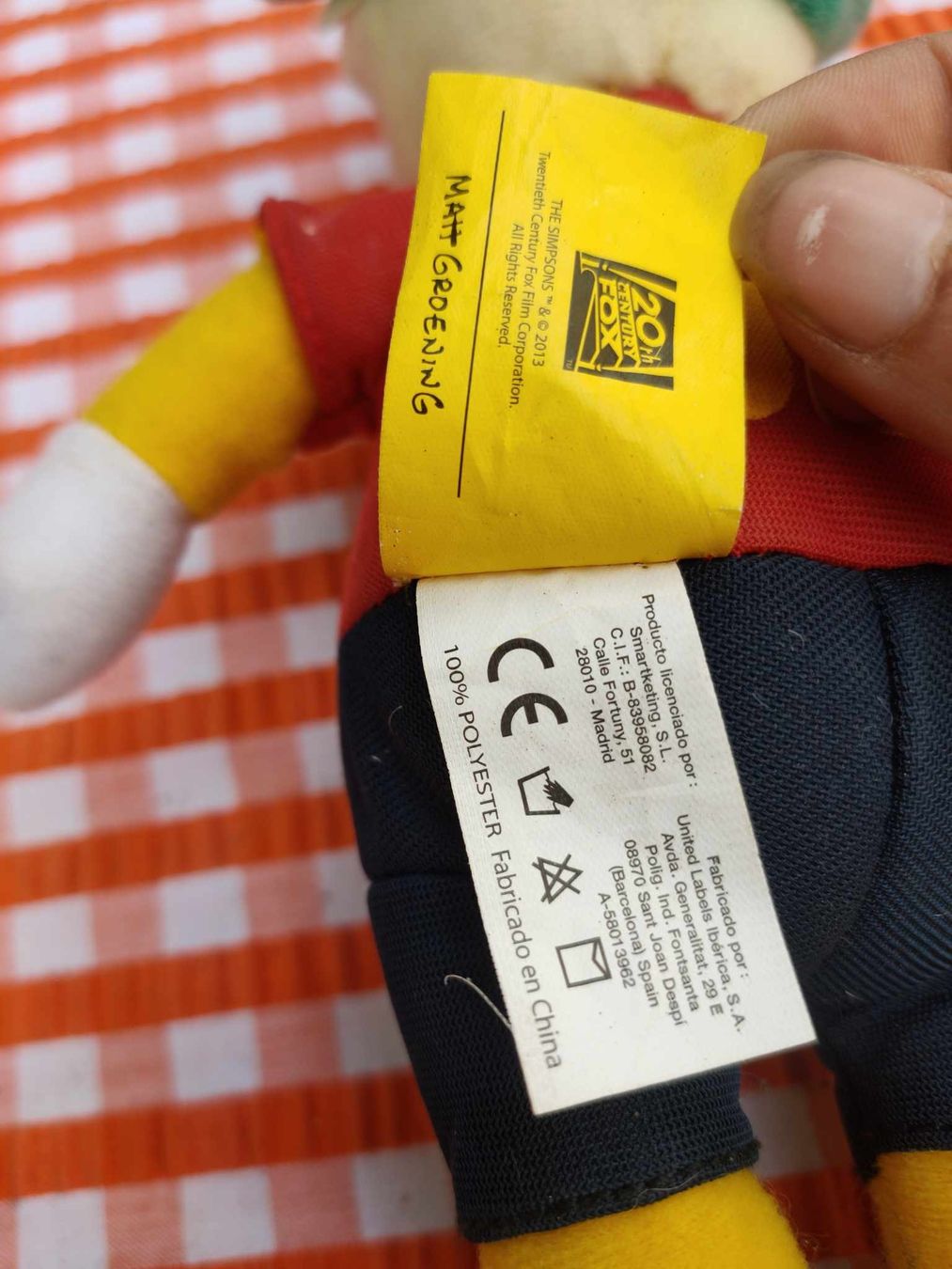 Giocattoli: Peluche Krusty Foot Simpsons – Usato da Genthod venduto da Lenas9 2