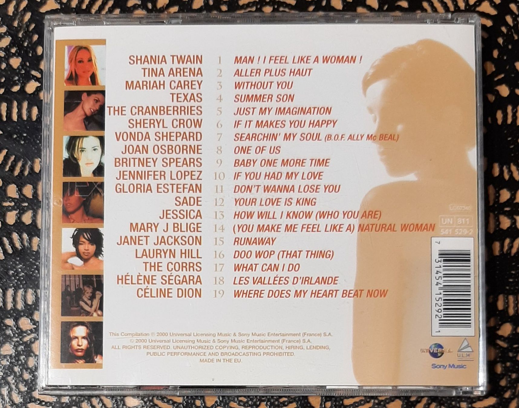 CD: Woman - Weibliche Sängerinnen Pop Compilation Sampler 2000 – Usato da Schönenberg TG venduto da Gregordini 1