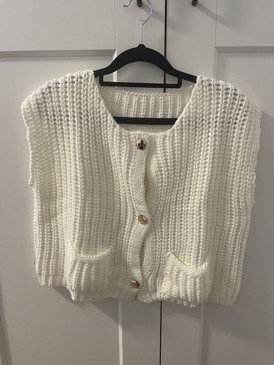 Top: Süsses Top in Strickoptik Gr S in Creme – Nuovo (secondo la descrizione) da Bassersdorf venduto da Sandy456