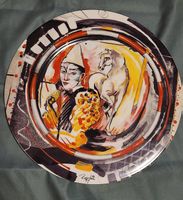 Zierteller Circus Motiv Clown Pferd Villeroy & Boch 30cm