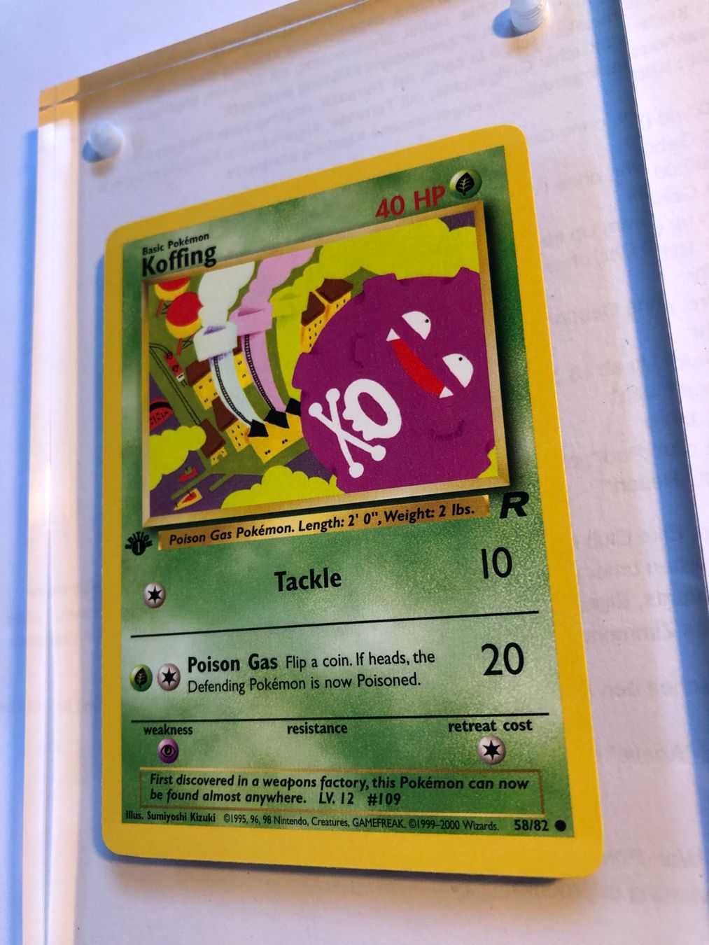 Cartes à collectionner: Koffing 1st Team Rocket - MINT - ab 1.- – D'occasion à Giubiasco par dan_pr8b 2