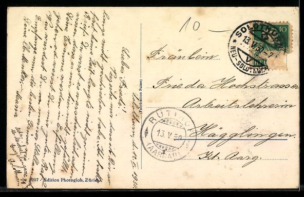 Cartes postales: AK Solothurn, Stadtgarten – D'occasion à Berlin par bartko-reher 1