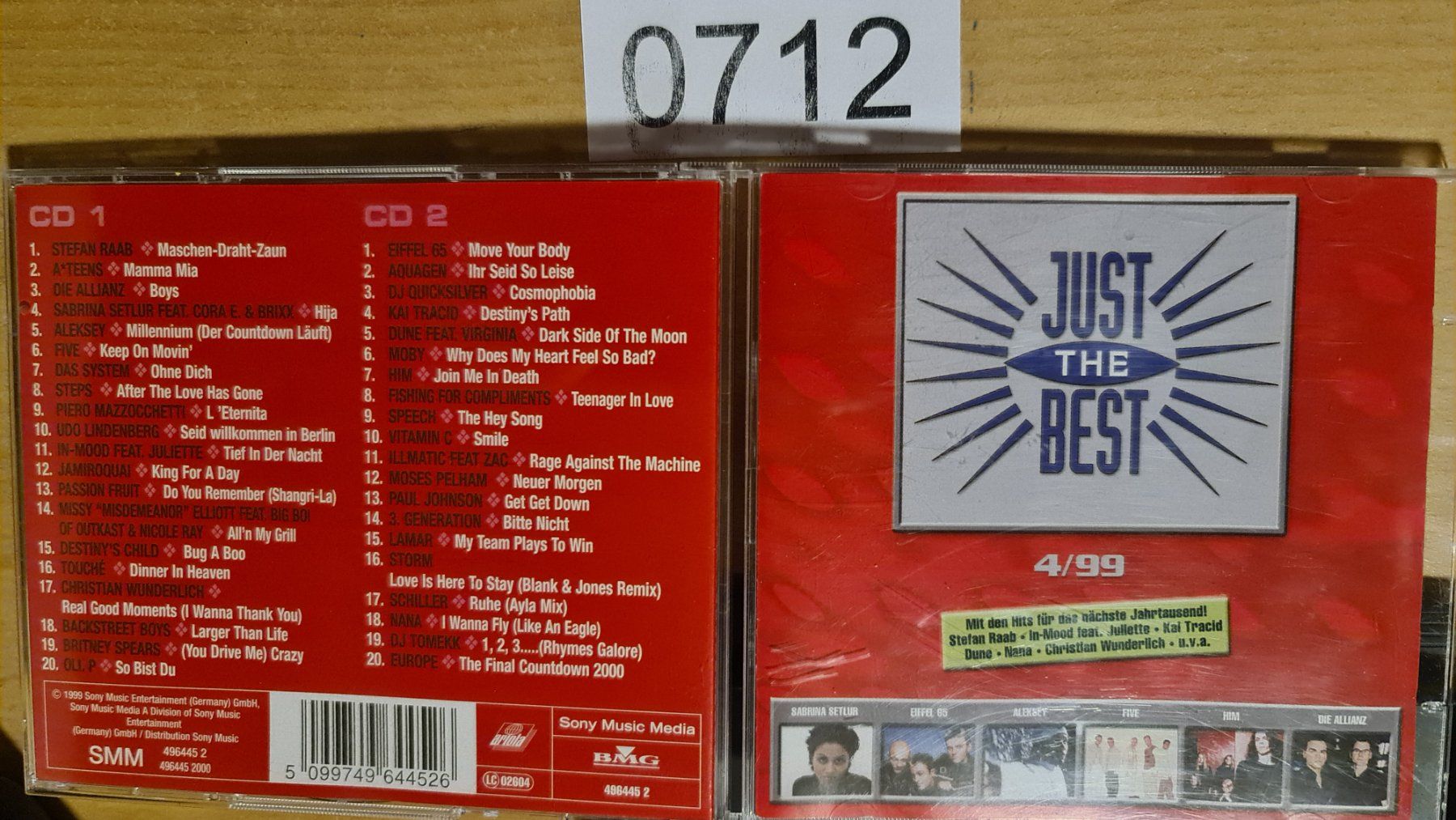 CD: Just The Best - Album - Doppel CD – Usato da Dintikon venduto da Vexi