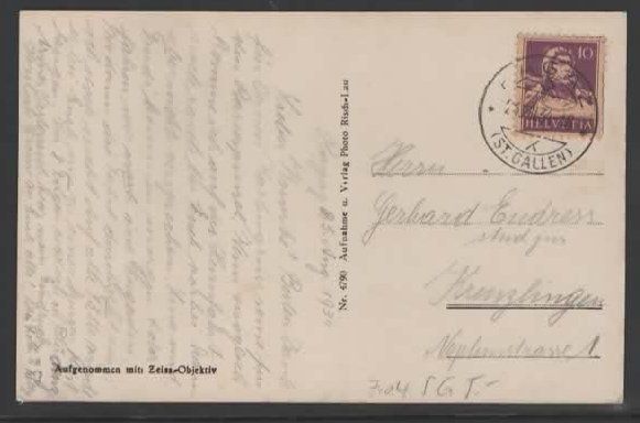 Cartes postales: BAD RAGAZ  1934  (K – D'occasion à Ruggell par Masescha 1