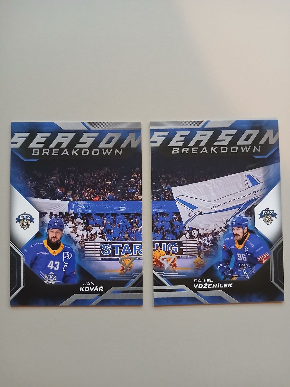 Sportzoo Sammelbilder & Trading cards: Eishockey Karten EVZ Jan Kovar Daniel Vozenilek – Neu (gemäss Beschreibung) aus Düdingen von oliheimo92