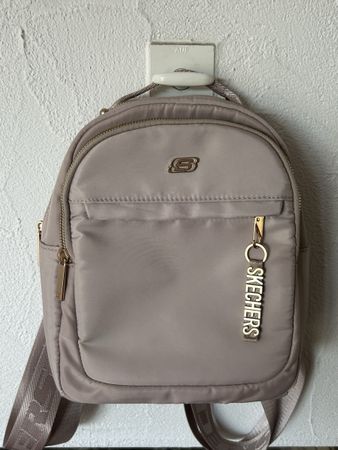 Skechers Mini-Rucksack in Beige/Roségold