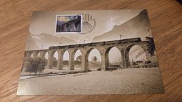 2013 FDC Maximumkarte Kanderviadukt bei Frutigen